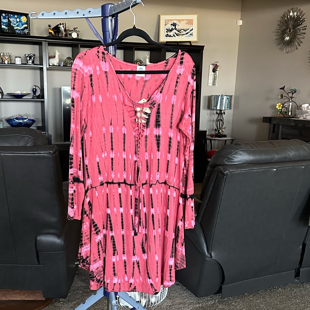 The collection Royal NWT pins tie-dyed long sleeve Dress. Size S/M